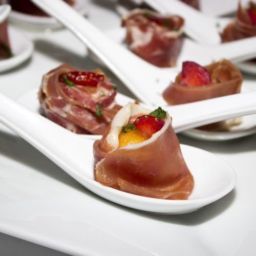 serrano ham, ham with melon, tapas, party, catering, tapas, tapas, tapas, catering, catering, catering, catering, catering